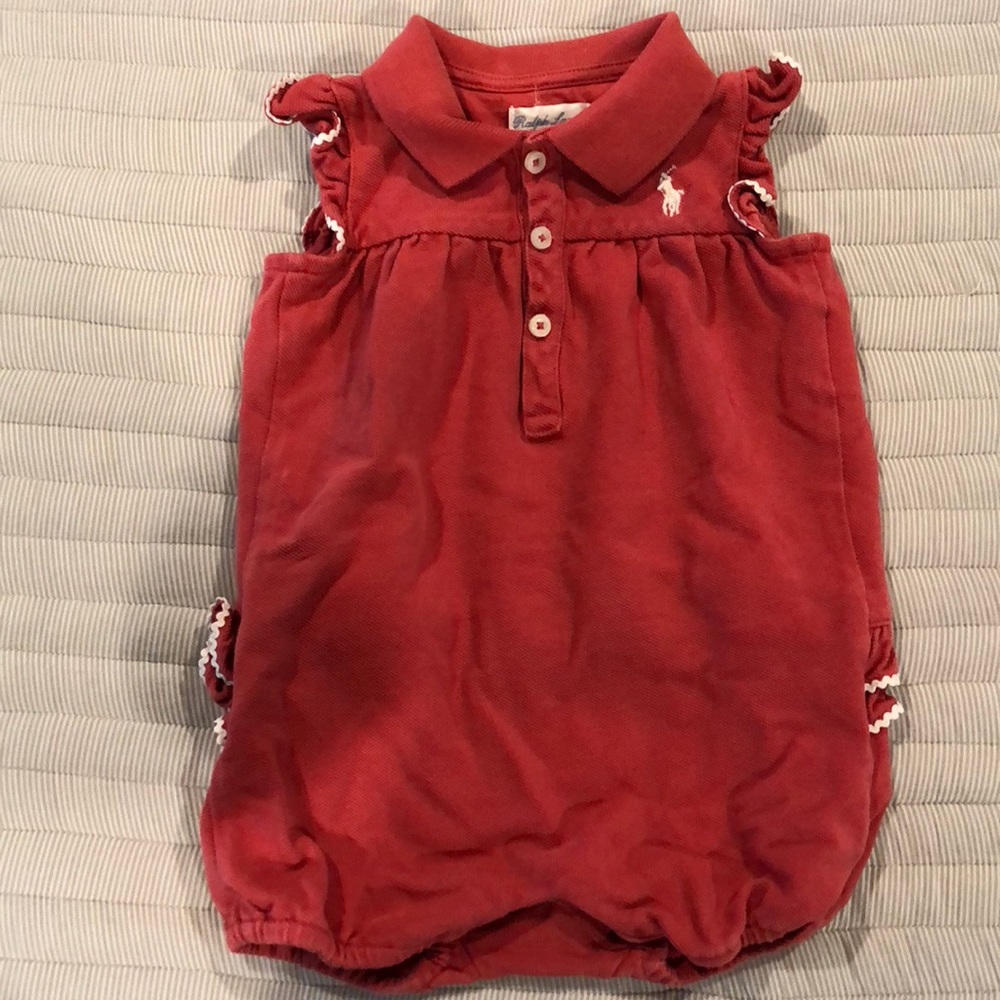 Ralph Lauren Romper with ruffles